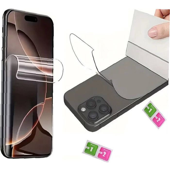 Protection complète avant et arrière Ailika Pour TELEPHONE Samsung Galaxy S23 Ultra – Film hydrogel double face ultra clair haute cl