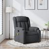VidaXL Reclining Massage Armchair, Chair with Footrest, Seat with Backrest and Armrests Living Room, Modern, 373587