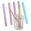 Гибкие силиконовые инструменты для перемешивания Компактная и прочная силиконовая палочка для перемешивания смолы для моделирования и художественных проектов