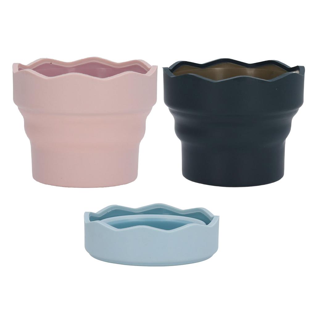 3 шт. Складная мойка для кистей для рисования, многоцелевая, многоразовая, силиконовая, для художников, мойка для кистей, для рисования, вода