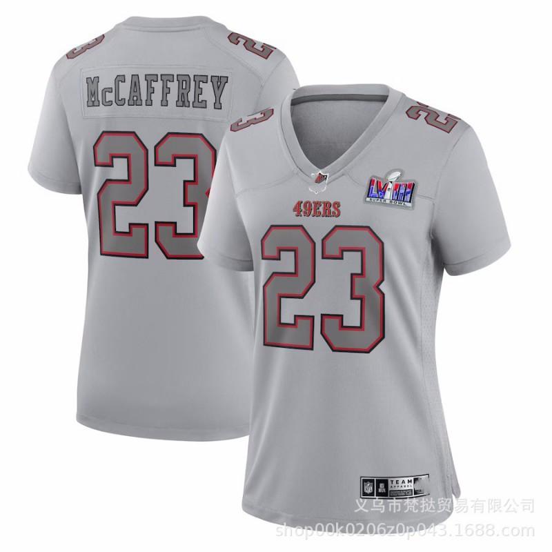 Мужская футбольная форма NFL San Francisco 49ers с индивидуальной вышивкой - Christian McCaffrey 23 Brock Purdy 13