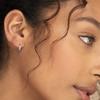 USA Free Ship 14K Gold Plating Hypoallergenic Huggie Cubic Zirconia Sterling Silver 925 Jewellery Women 5A CZ Hoop Earrings Men
