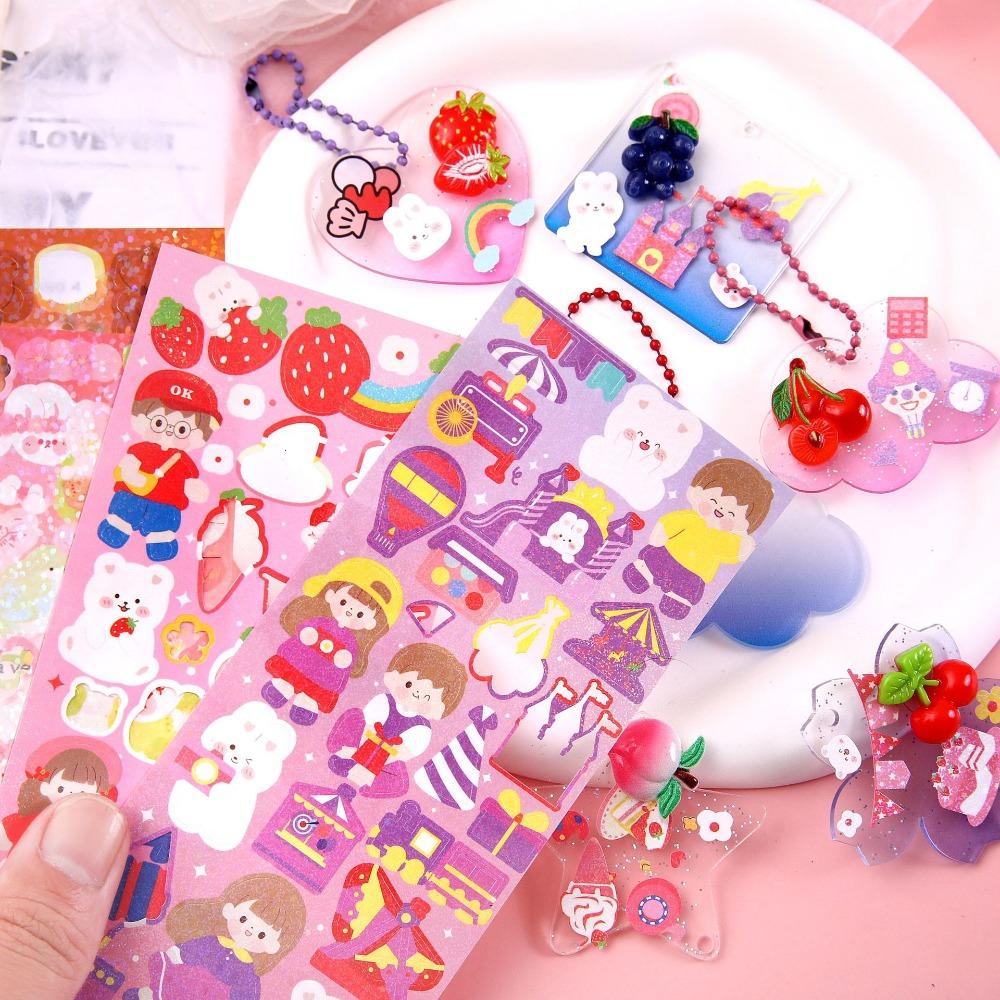 Gradual Acrylic Transparent Guka DIY Pendants Photocard Keychain Stationery Photo Display Cards