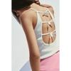Summer New Product Women's Clothes Sexy Wind Hanging Collar Bowknot Decoration Opening Design Knitting Tops 9598079