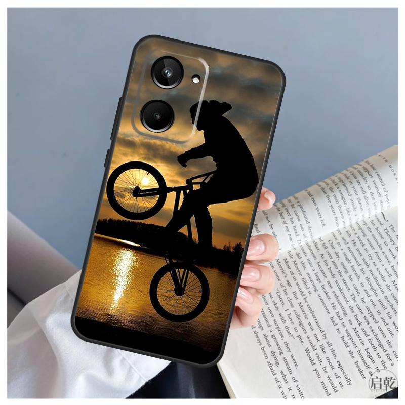 BMX Bike Extreme Sport For Realme C53 C55 C75 C71 C61 C33 C63 C51 C65 C67 11 12 13 14 Pro Plus GT6 GT7 15 Pro Case