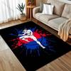 Muay Thai Fighting Print Carpet for Bedroom Living Room Bedside Sofa Floor Mat Modern Home Decor Area Rug Large Size