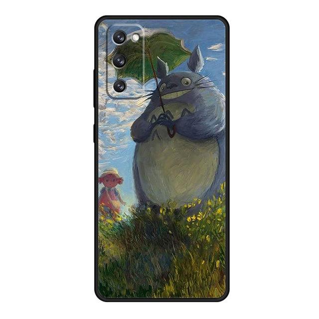 Чехол для мобильного телефона Тоторо для Samsung S8 S9 Note 20 10 S10e S21 Plus S20 Fe S10 Lite S7 S22 Ultra 5g