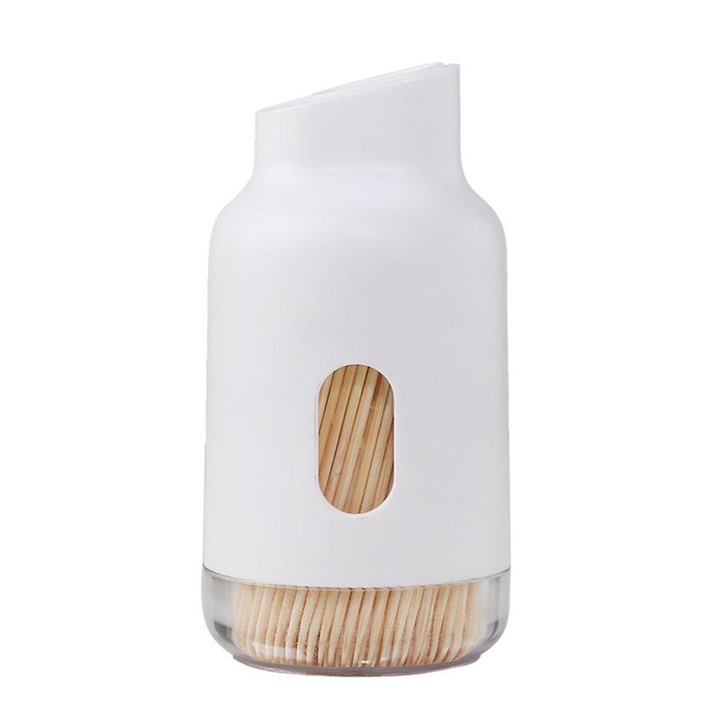 Elegant Toothpick Case Waterproof Toothpick Dispenser Dustproof Toothpick Box Plastic Material Toothpick Container