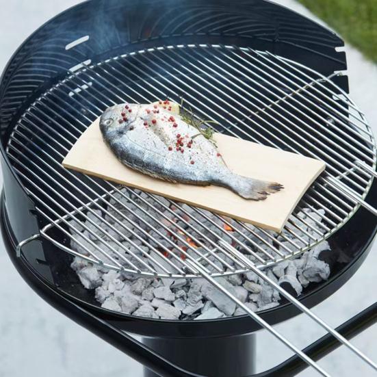 Круглая решетка для гриля из нержавеющей стали, очень толстая, запасная кулинарная решетка для угольного гриля, костра, равномерное распределение тепла, аксессуар для уличного гриля