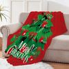Рождественский креативный плед из фланели с принтом, супермягкий, уютный, для дивана, для сна, домашний плед, идеальный домашний подарок для нее