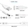 Гибкий USB-шнур питания DC5V с 8 сменными разъемами