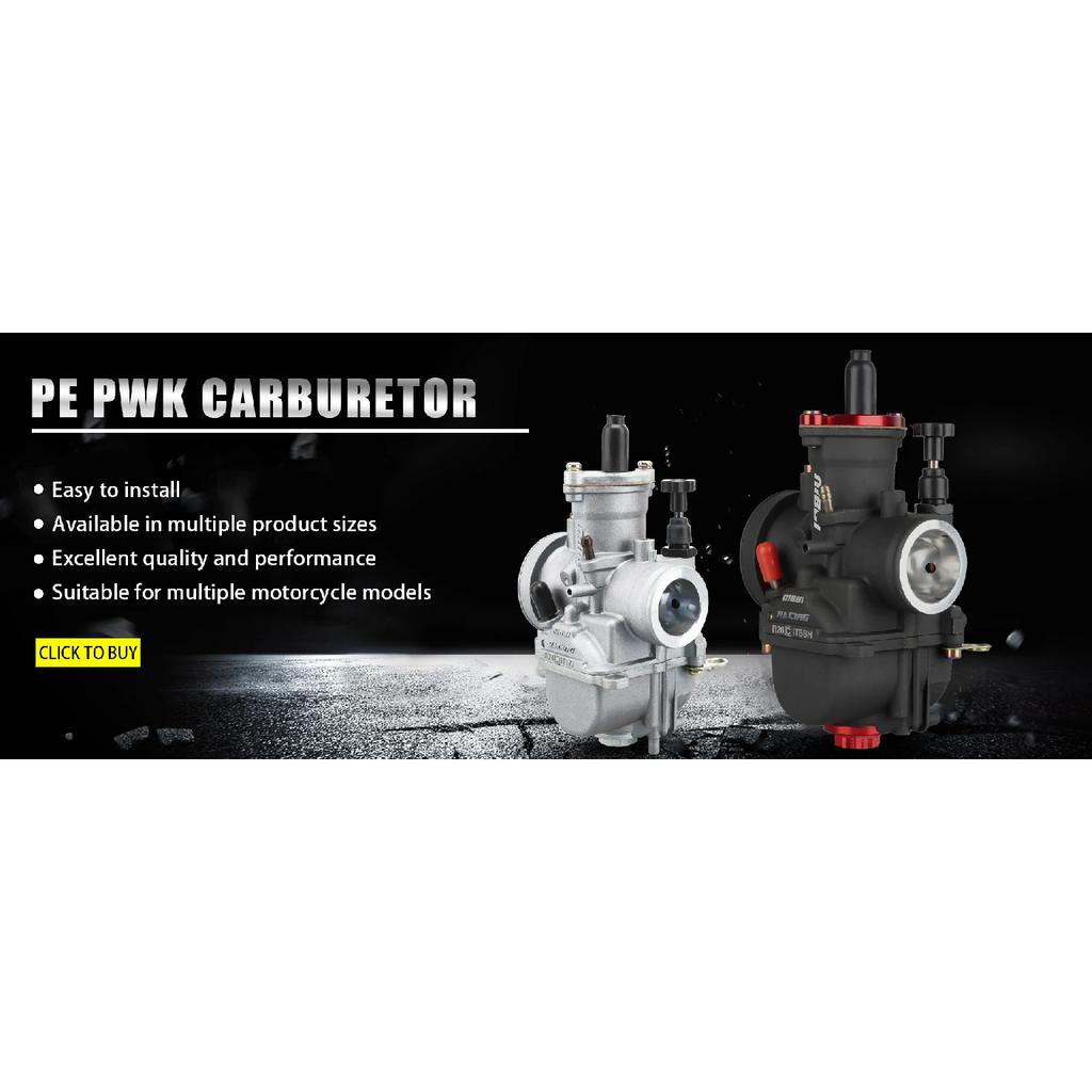 NIBBI Carburetor For 50cc To 350cc 2T 4T Engine PE Flange Motorcycle Carburetors For GY6 YAMAHA JOG SUZUKI HONDA Atv Pitbike