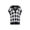 Originals Trefoil V-Neck Logo Embroidered Vest Women Tops Black IB8613