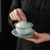 Мастер-гайвань ручной работы, нематериальное культурное наследие, набор для чайной церемонии Кунг-фу для заваривания чая, чайная чашка, чайная пиала, подарочная коробка
