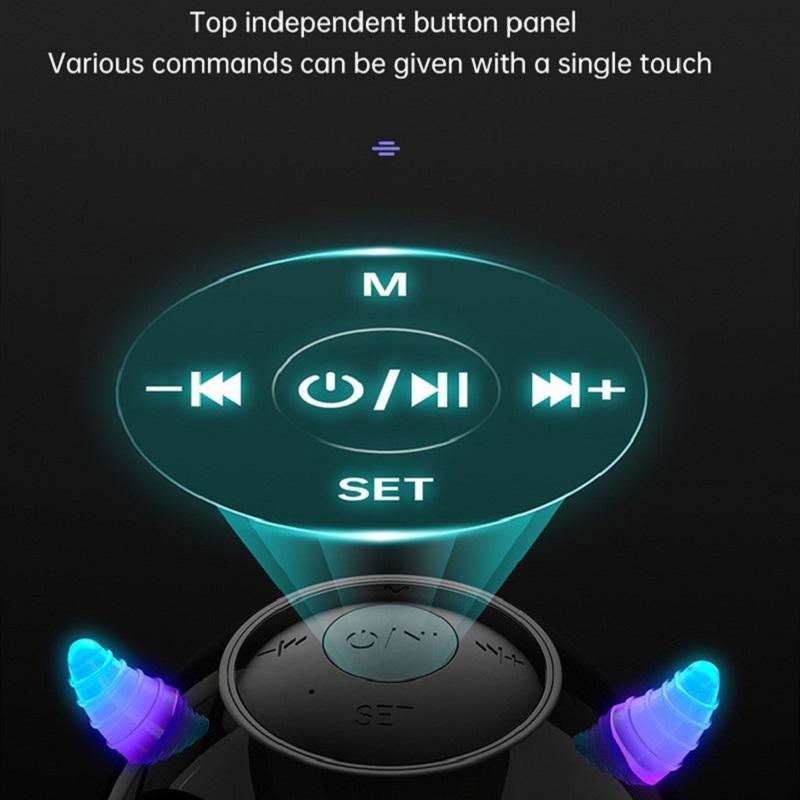 Bluetooth-динамик со светодиодным цифровым будильником, музыкальный плеер, беспроводные часы в форме шара, динамик, мини-динамик, будильник