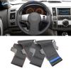 Для Nissan Frontier Pathfinder III Xterra Navara 2005-2015 Ручная прошивка Перфорированная кожаная внутренняя отделка рулевого колеса автомобиля