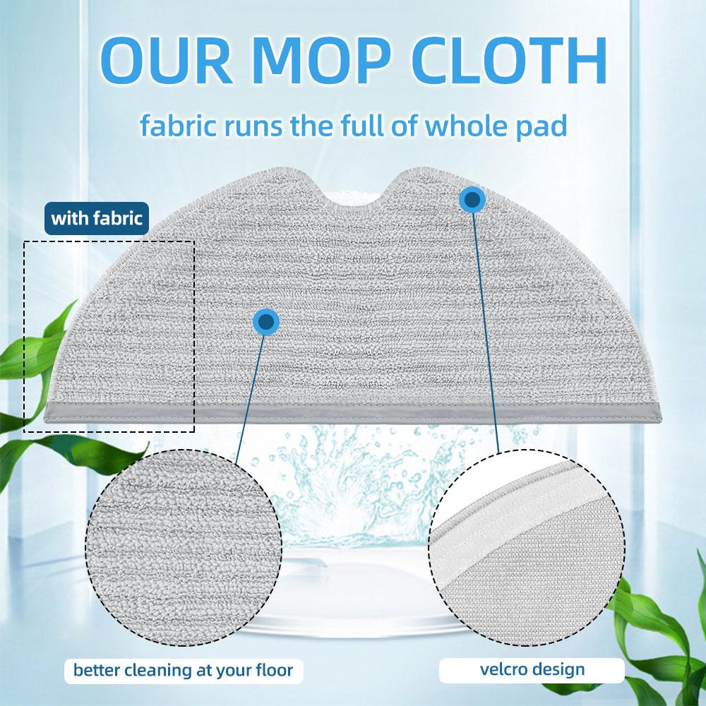 Для Dreame D9/ D9 Pro/ D9 Max/ L10 Pro/ Trouver LDS Vacuum-Mop Finder Robot Vacuum запасные части Основная боковая щетка Hepa Filter Mop