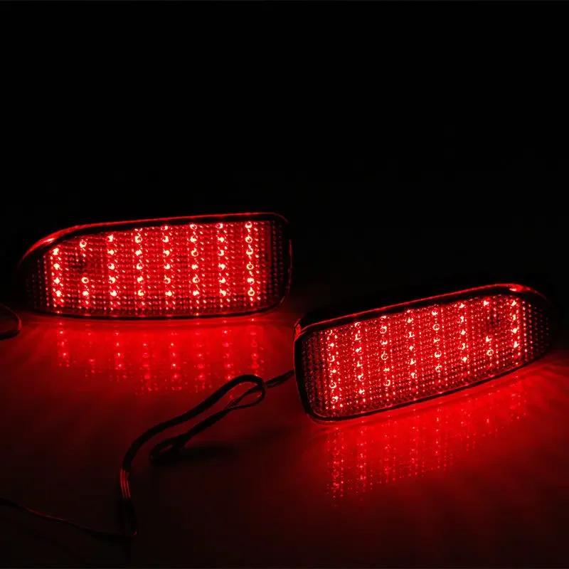 LED Rear Bumper Reflector Parking Warning Brake Lights Fog Lamp DRL For Toyota Previa Estima Tarago 30 40 Series