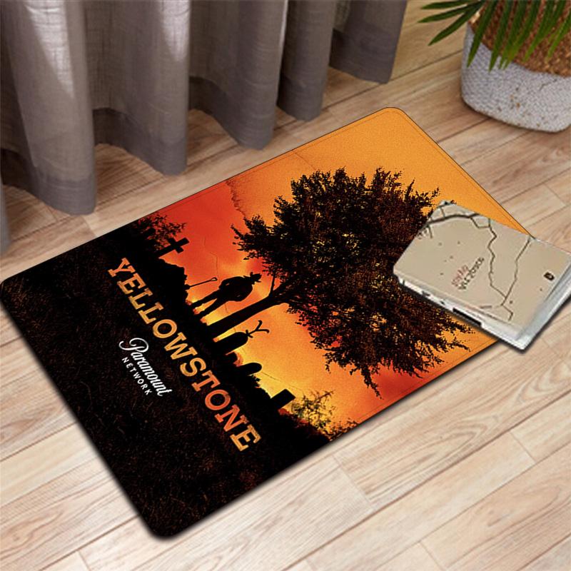 Yellowstone Cowboy Rug Floor Mat for Living Room or Bedroom Soft and Comfortable Carpet a Gift for Birthday and Holiday.DFF0925311