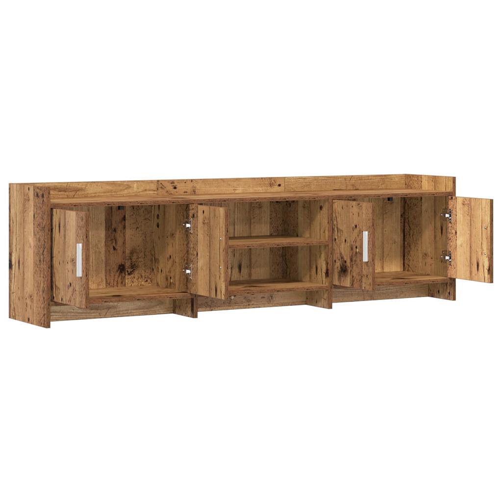 TV Cabinet 168 x 33 x 47 cm Reclaimed Wood Look Engineered Wood