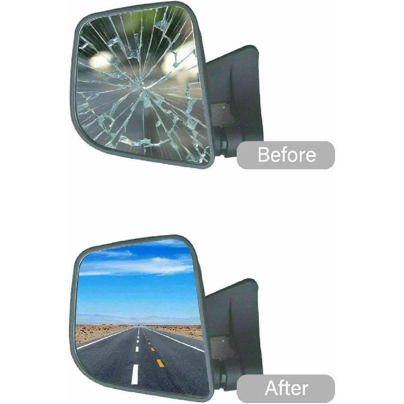 BOOLEE Замена зеркального стекла подходит для Toyota Camry/Camry Hybrid 2007-2012 годов выпуска (1-я цифра VIN - 1, 4 или 5 Сделано только в США) Пассажирская правая сторона RH