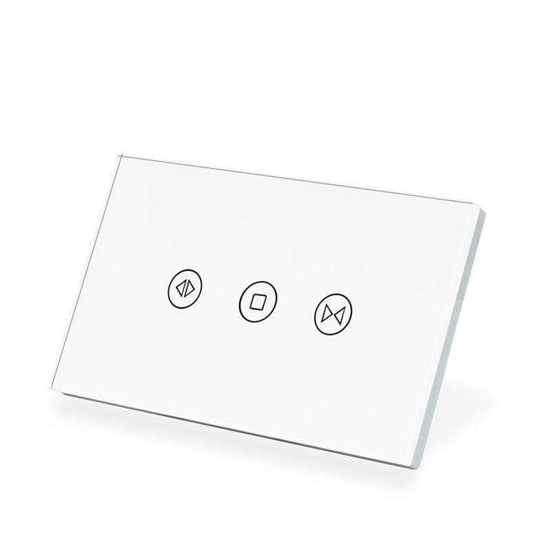 Умный сенсорный выключатель для штор Zigbee с голосовым управлением Alexa и интеграцией Tuya