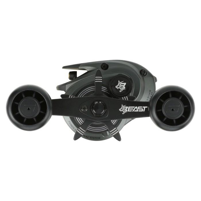 Abu Garcia Beast 200 Low Profile Baitcast Fishing Reel, Gray 200LP