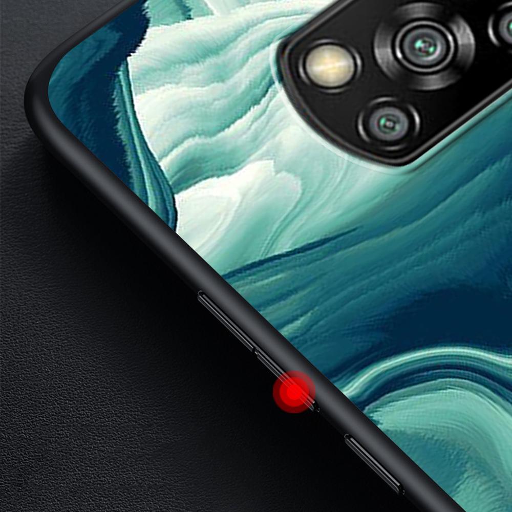 Цветной роскошный мраморный чехол для телефона для Xiaomi Poco X3 NFC M3 X4 Pocophone F1 M4 Pro F3 GT, мягкий силиконовый черный чехол