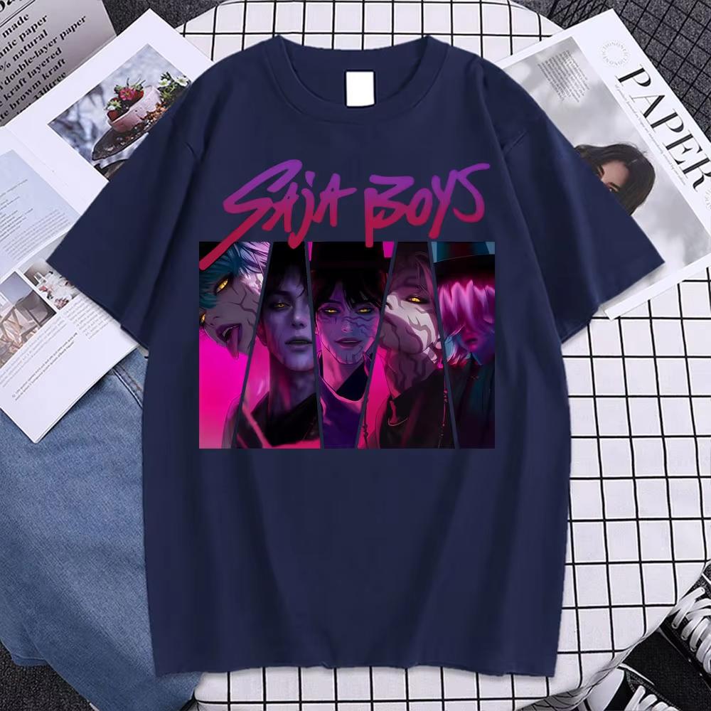 Boys band T-shirt, men's and women's clothing, short sleeved T-shirt, street wear