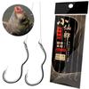 5Pair/Pack High Carbon Steel Automatic Flip Fishhook Fishing Tackle Carp Fishing Accessories