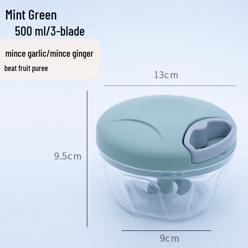 Овощерезка и измельчитель с ручным приводом: Чеснокодавилка, перец чили и пюре из фруктов