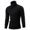 Autumn And Winter Turtleneck Sweater Men'S Trendy Twisted Flower Long-Sleeved Slim-Fitting Men'S Knitted Sweater Pullover Bottoming Shirt