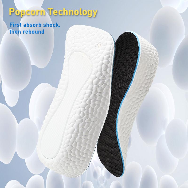 Increase Height Insoles Light Weight Soft Elastic Arch Support Breathable Eva for Men Women Shoes Pads Heighten Lift inserts
