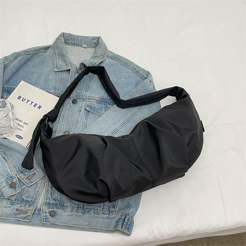 Dumpling Bag Women's Pleated Shoulder Tote Bag Commuter Crossbody Bag