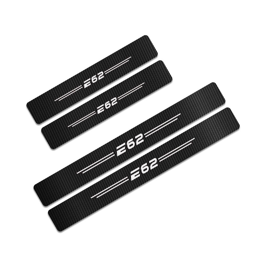 4PCS Car Door Sill Anti Scratch Stickers Car Accessories For BMW E46 E90 E91 E92 E93 E60 E61 E62 E70 E87 E39 E28 E30 E34 E36 E53