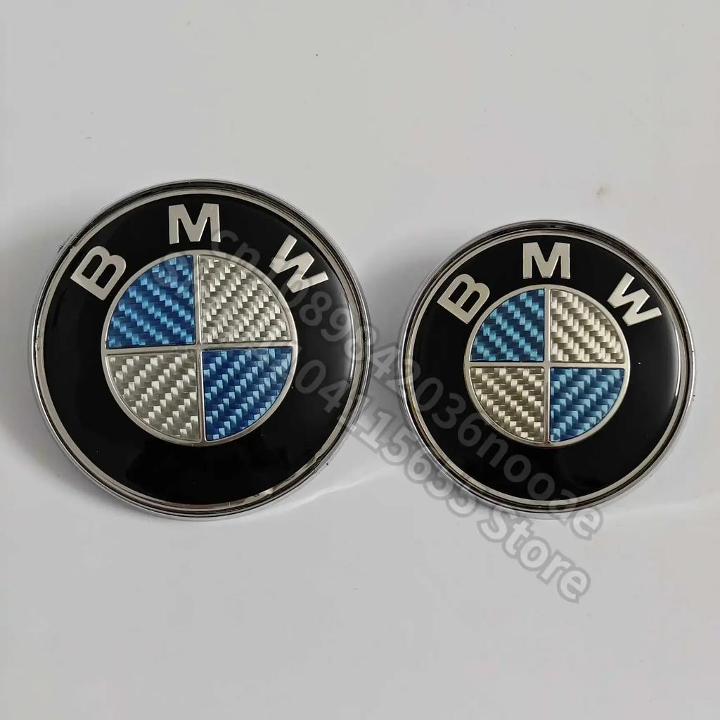 UIDM1 Interior Mouldings Hot Carbon fiber Front Hood Emblem Trunk Rear badge logo For BMW E46 E90 F30 F10 F20 G20 E87 E60 E63 F01 F02