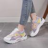 Новые модные кроссовки на плоской подошве, женская спортивная обувь, женские кроссовки на толстой подошве для бега с дышащей сеткой, легкие кроссовки