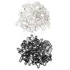 40pcs Bow Tie Lavalliere Clip Hardware Clips Hook Attachment For Bracelet