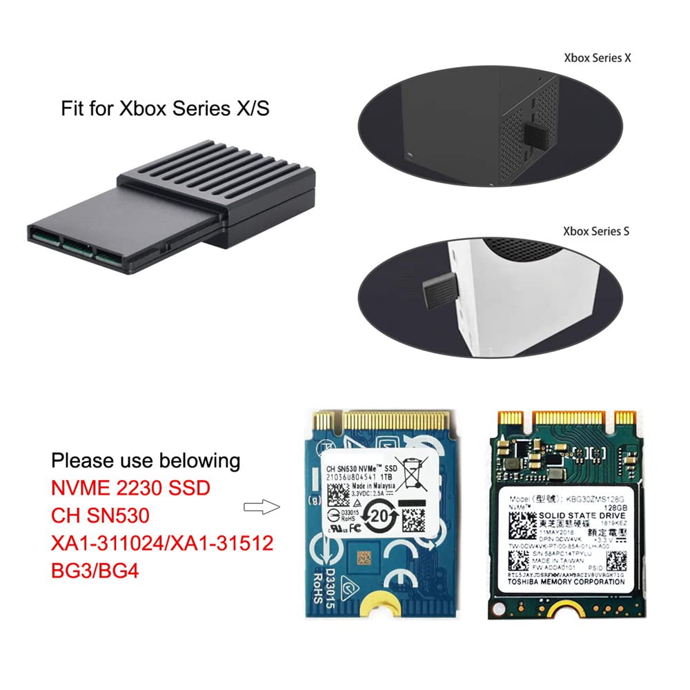 Адаптер NFHK-NVMe 2230 CFE для XBOX Series CH SN530 SSD Карта расширения памяти CF-Express Type-B M.2 M-Key X&S PCIe4.0