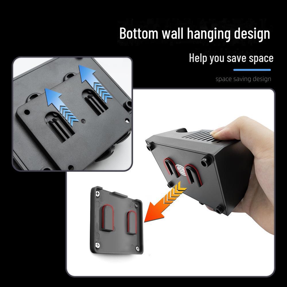 JCD 8898 Двухэкранная высокомощная станция для термофена и паяльника, настенное исполнение с постоянным контролем температуры.