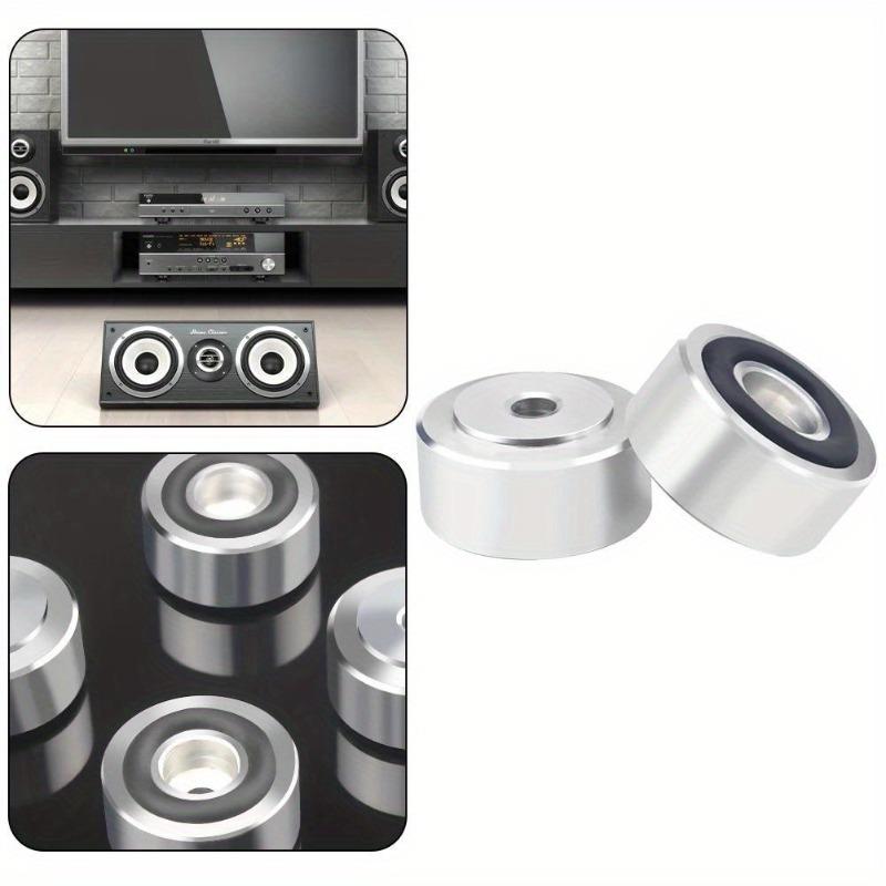 4Pcs Aluminum Alloy Speaker Spikes Stand Non-slip Isolation Feet Pad for Home Theater Audio Equipment Shockproof