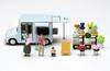 Geocolle 64 Car Snap 17a Flower Shop Partially Mini Car Set 1/64 # ABS/PVC Doll/Accessories (Painted, Assembled) + Die-cast