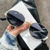 Новые овальные солнцезащитные очки Мужские Женские Модные UV400 Солнцезащитные очки Очки для улицы Вождение Спорт Панк Очки Защитные очки