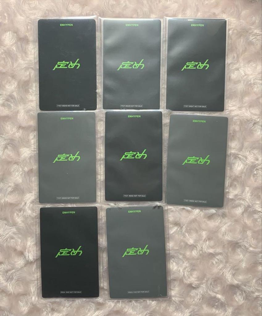[Б/У] набор торговых карточек enhypen seon heeseung