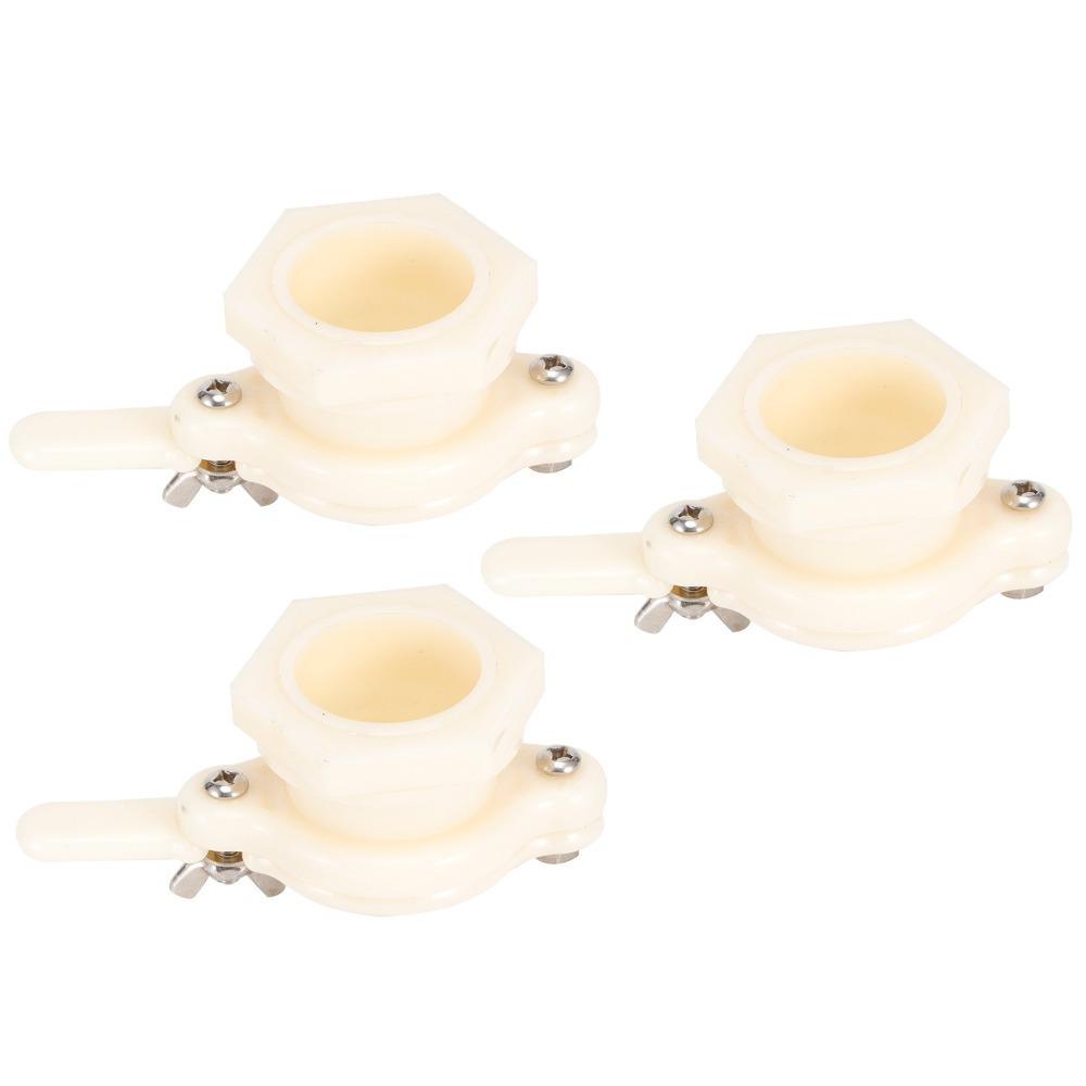 3Pcs Durable Honey Tap Gate Valve Plastic Honey Valve Honey Extractor Accessory  Beekeepers