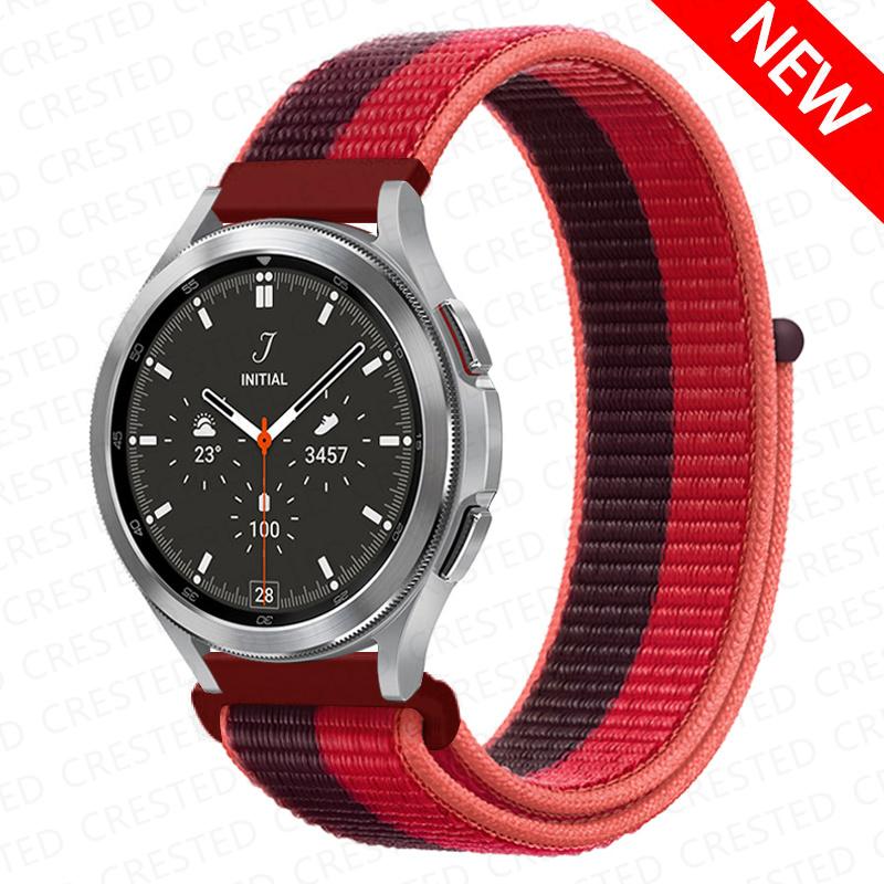 Ремешок 22 мм 20 мм для Samsung Galaxy watch 4 classic/46 мм/Active 2/3/Gear S3/браслет amazfit correa Huawei watch GT 2/3 Pro Band