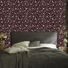 Animal Skin Wallpaper Burgundy 50x1000