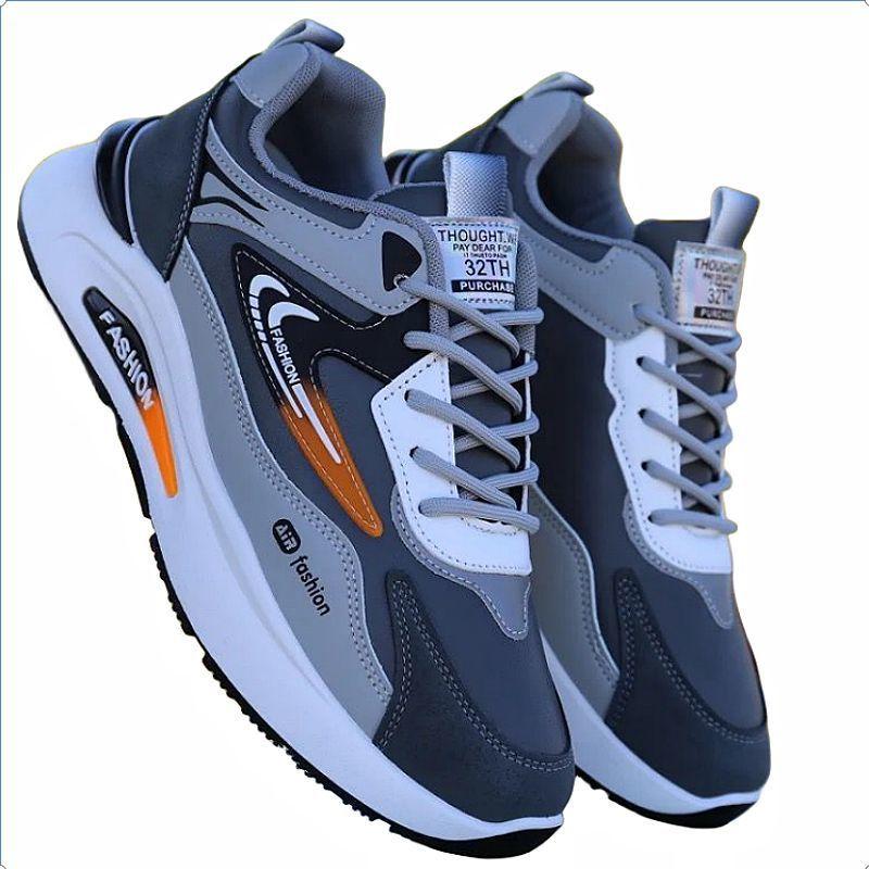 New men's shoes casual sports shoes waterproof leather surface non-slip wear-resistant lightweight running shoes fashion men's shoes
