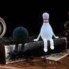 Yousheng Flexible Bowling Buddy Bowling Pin Ball Desk Buddy с шарнирными ножками, 3D-печатный орнамент на тему боулинга, подарки для любителей боулинга