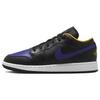 Детские кроссовки Air 1 Low GS Lakers Black Dark-Concord Taxi 553560-075